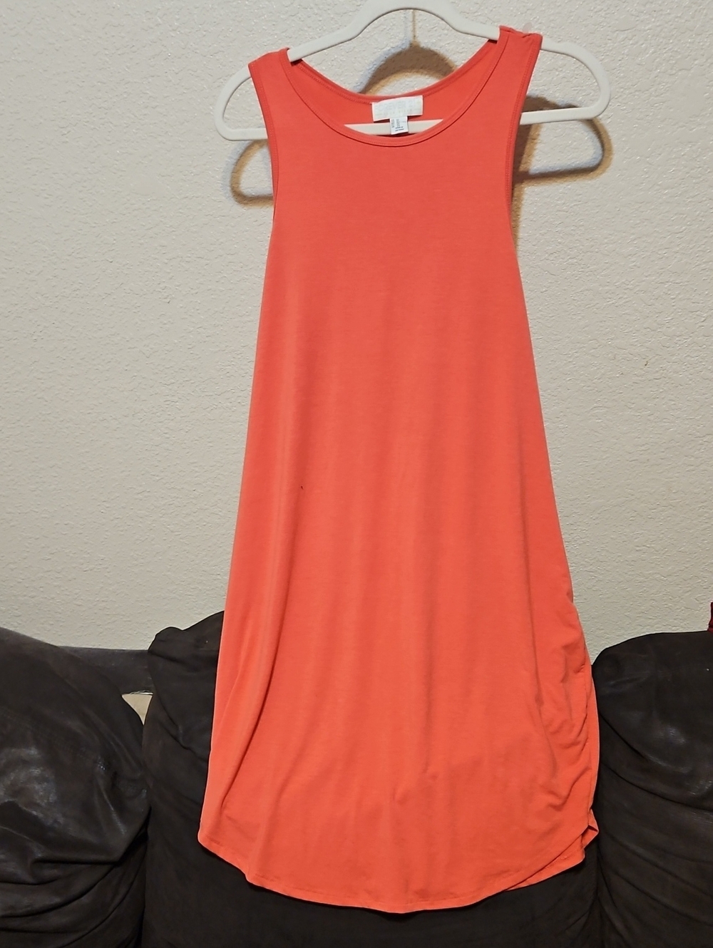 Forever 21 Coral Tank Midi Dress